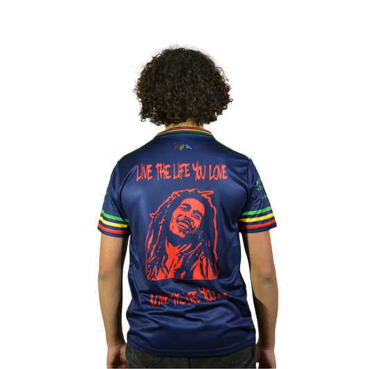 Maillot AJAX Édition Bob Marley Bleu